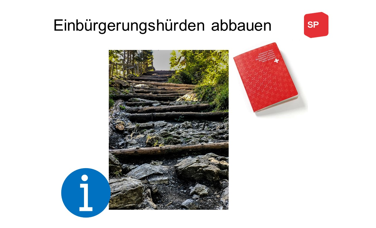 Interpellation Einbürgerungshürden abbauen